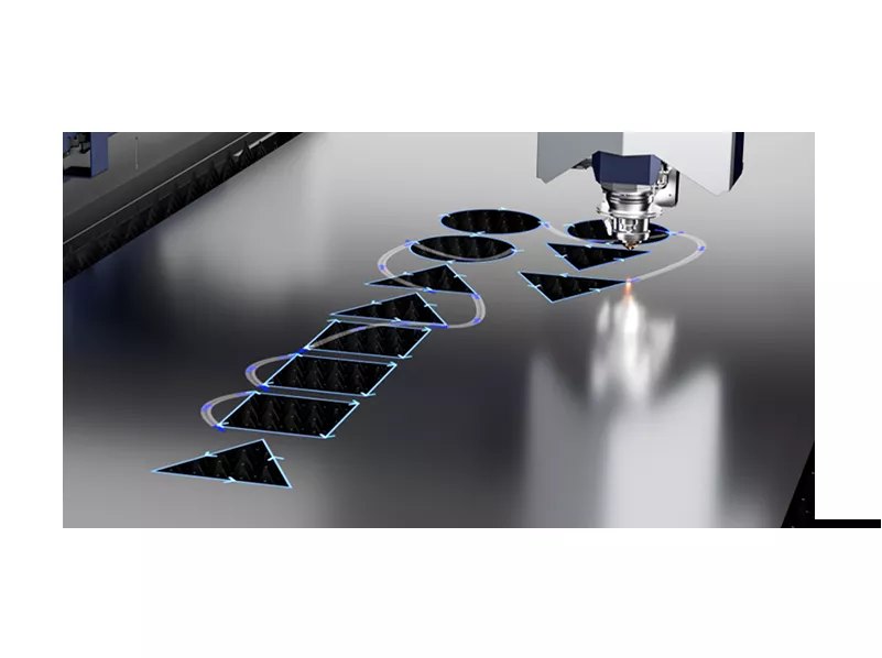 Macchina per il taglio laser HSG brand-new aluminum beam