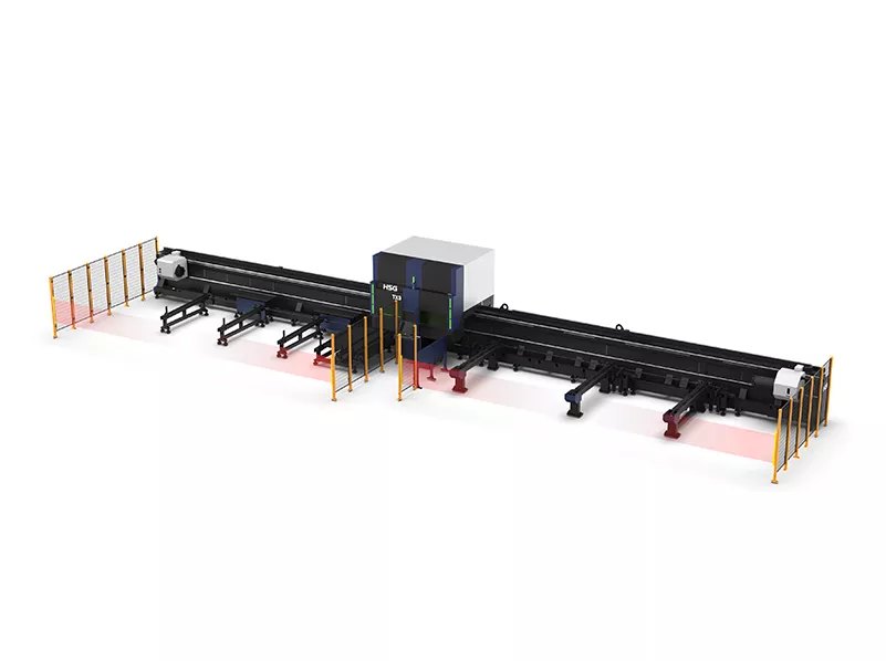 Macchina per il taglio laser HSG four chucks structure