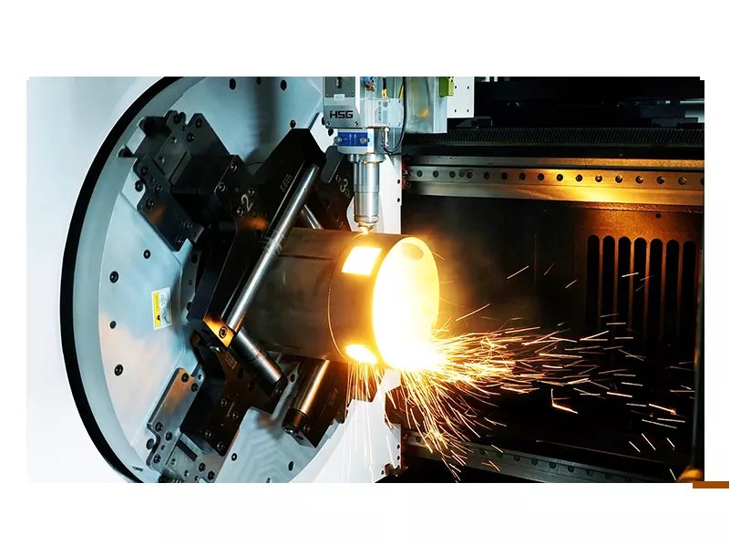 Basamento a sospensione laterale HSG laser
