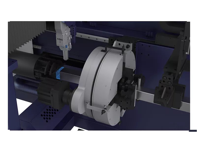 Dispositivo automatico di carico e scarico HSG laser