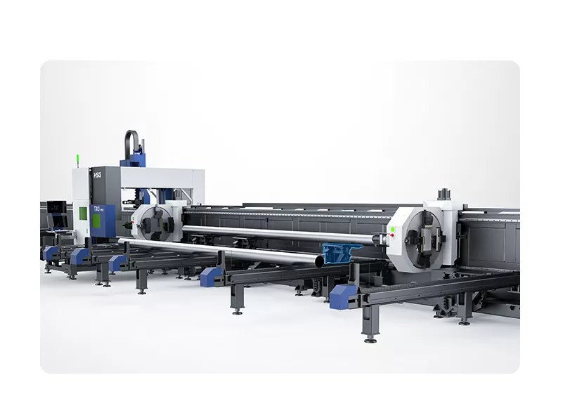 Macchina per il taglio laser HSG 3+1 twin-chucks clamping